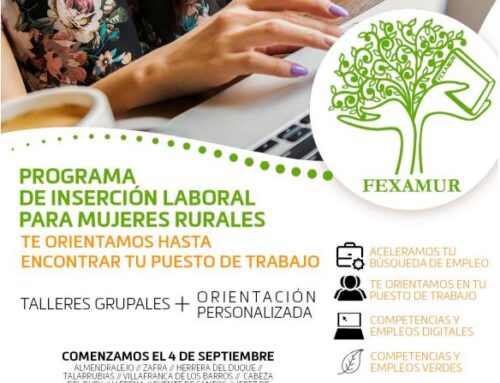 Información de FEXAMUR sobre un Programa de Inserción Laboral para Mujeres Rurales