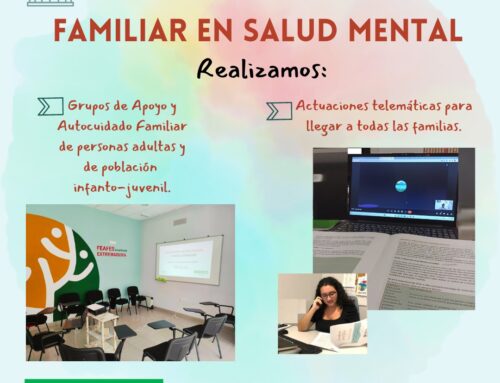 El Programa de Atención a Familias de la Mancomunidad Sierra Suroeste comparte el programa de Apoyo Familiar en Salud Mental de FEAFES Extremadura.