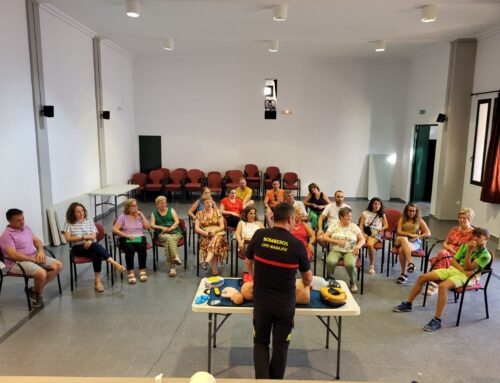 Buena acogida del taller de primeros auxilios y RCP en Salvatierra de los Barros